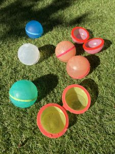 Globos de agua reutilizables